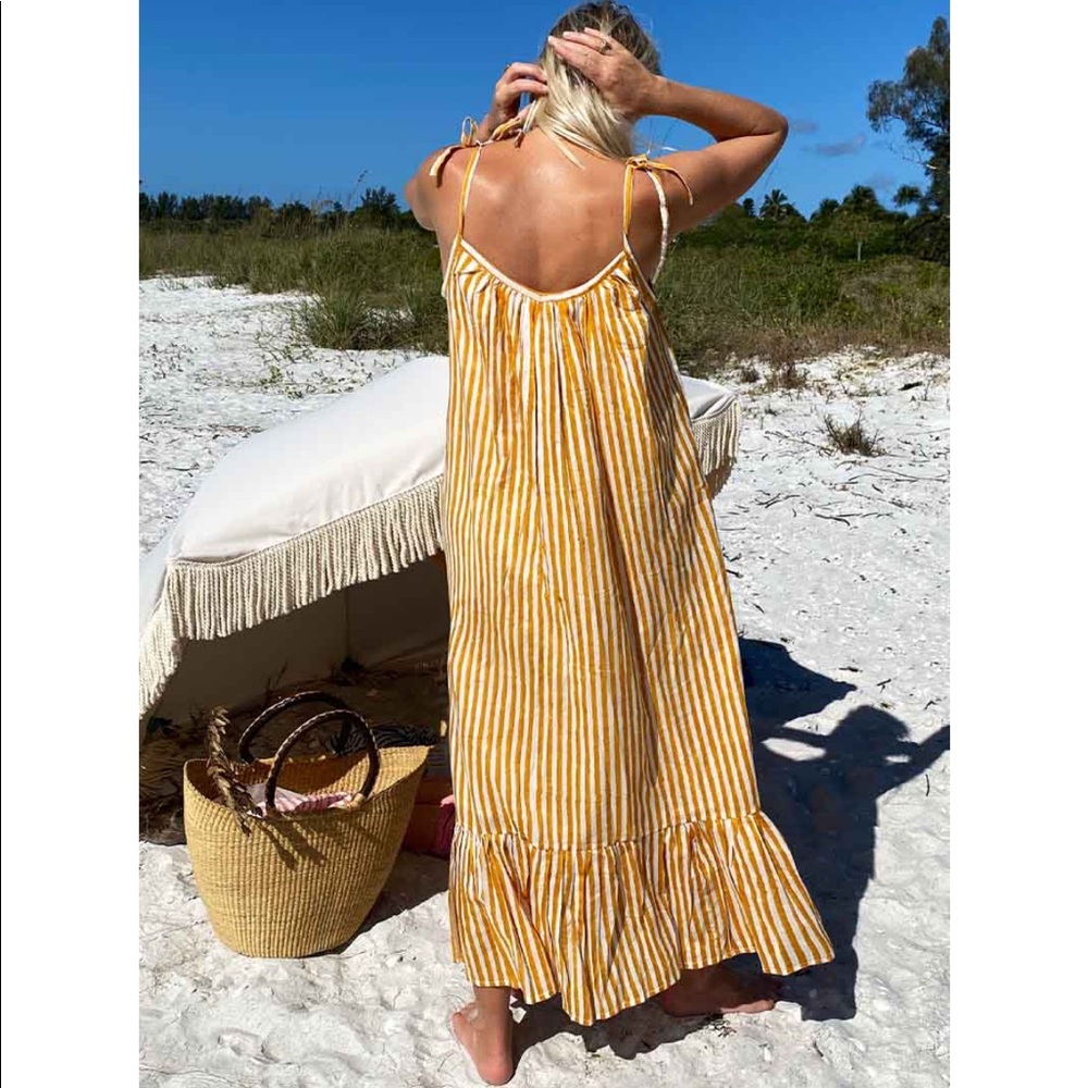 emerson fry india sundress marigold NWT